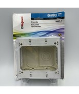 Legrand Wiremold NMW3-2 On-Wall 2 Gang Box White - $17.53 CAD