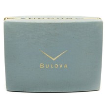 Bulova Gray Storage Jewelry Box Case Empty Case Vintage - £7.71 GBP
