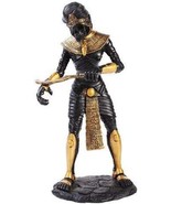 Egyptian Theme Black &amp; Gold Mummy King Tut Zombie Sarcophagus Statue Scu... - £31.87 GBP