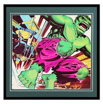 VINTAGE 1979 Marvel The Incredible Hulk Framed 12x12 Poster Display - $39.59