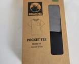 Brahma Men’s 2 Pack Moisture Wicking Pocket T-Shirts XL Black Grey NWT S... - $16.82