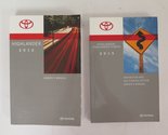 2012 Toyota Highlander Owners Manual [Paperback] unknown author - $54.28