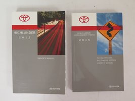 2012 Toyota Highlander Owners Manual [Paperback] unknown author - £42.53 GBP