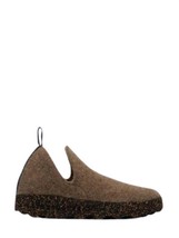 Asportuguesas unisex city slip-on shoe in Taupe Tweed - £62.29 GBP