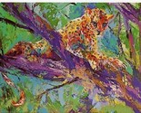 LeRoy Neiman Knoedler Postcard Serengeti Leopard - $15.84