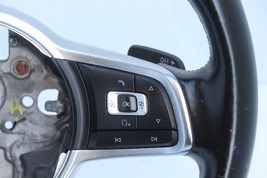 2015-17 Jetta GLi Flat Bottom Red Stitch Leather Steering Wheel Paddle Shifters image 6