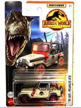 Matchbox Jurassic World Dominion &#39;93 Jeep Wrangler #18 Diecast - £7.98 GBP