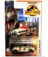 Matchbox Jurassic World Dominion &#39;93 Jeep Wrangler #18 Diecast - £7.91 GBP