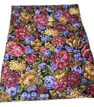 Peter Pan Semi-Thick Deep Floral Fabric 4yds x 60 Sewing Crafting - £22.73 GBP