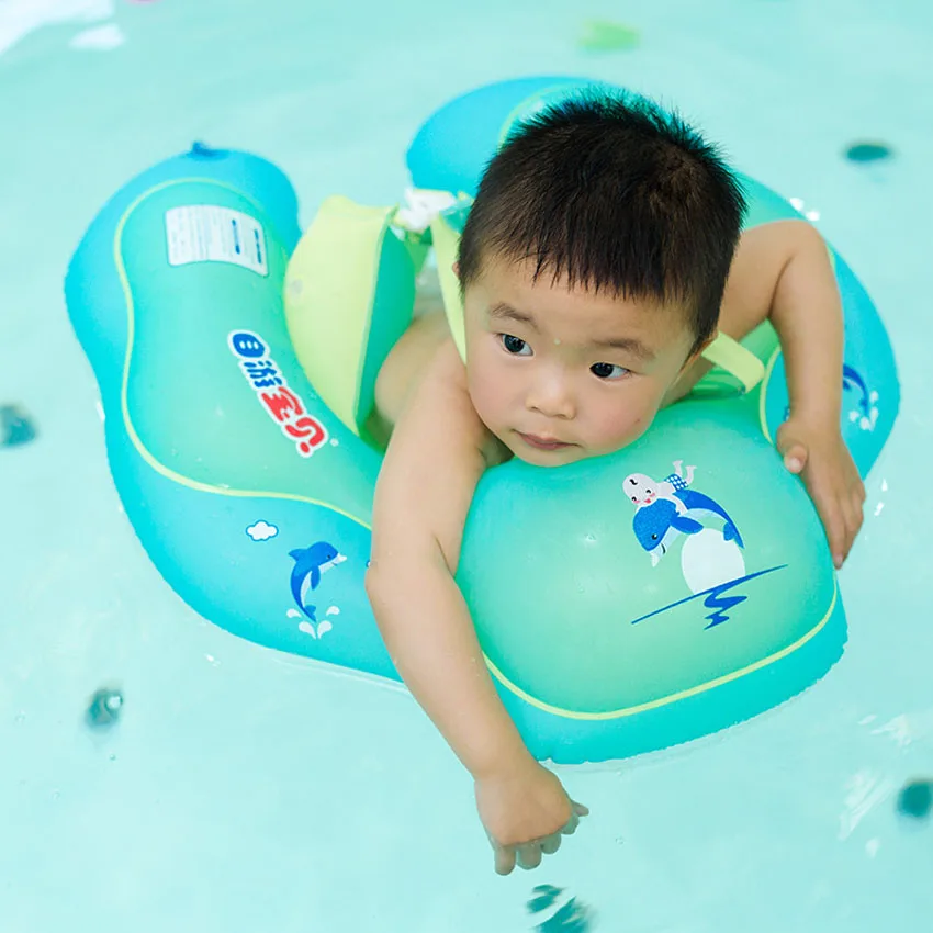 Safety Baby Swim Ring Beach Inflatable Float Circle Kids Swimming Pool - £27.67 GBP