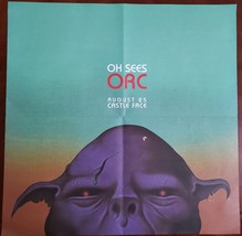 Oh Sees &#39;Orc&#39;  22 x 22 single sided soft Promo Poster, new originally folded 4s - £7.90 GBP