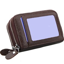 Leather Mini Credit Card Case Organizer Compact Cardholder Wallet 587-30 Extenda - £13.63 GBP
