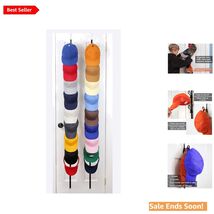Space-Saving Over-the-Door Hat Organizer for 36 Caps - Easy Installation... - $30.64