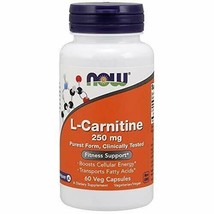 NOW Supplements, L-Carnitine 250 mg, Purest Form, Amino Acid, Fitness Support... - £11.71 GBP
