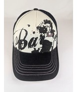 Barbie Snapback Hat Trucker Mesh Bling Black White Pink Adjustable - $376.77 MXN