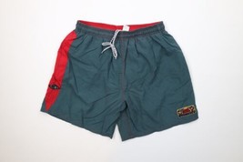 Vintage 90s Ocean Pacific Mens Large Spell Out OP Lined Shorts Swim Trunks Green - £34.92 GBP