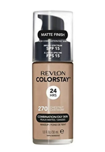 Revlon ColorStay Liquid Foundation Makeup Combination Skin SPF 15 270 Ch... - $7.61