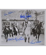 BONANZA CAST SIGNED Photo X4 - Lorne Greene, Dan Blocker, Pernell Robert... - £1,541.00 GBP