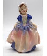 Vtg ROYAL DOULTON HN1678 &quot;Dinky Do” Figurine Girl Lavender Pink Dress Po... - $559.49 MXN