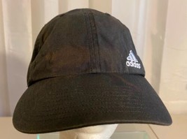 Vintage Black Adidas CLimalite Ball Cap Adjustable Pre-Owned - £8.50 GBP