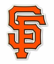 San Francisco Giants &quot; SF&quot; (Orange) Decal / Sticker Die cut - £3.11 GBP+