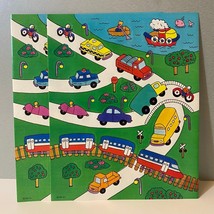 Vintage American Greetings Vehicles Lake Town Stickers - £9.40 GBP