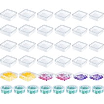 32 Pcs Mixed Sizes Clear Game Tokens Storage Containers Board Game Stora... - £30.80 GBP