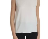 THEORY Womens Blouse Shell Continuous Sleeveless Elegant White Size S J0... - $103.05