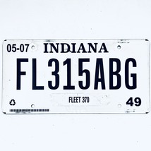 2007 United States Indiana Marion County Fleet License Plate FL315ABG - $225.96 MXN