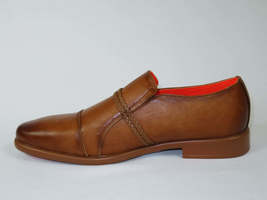 Men's Shoes The Cuban L TAYNO Leather Cap Toe Loafer Cognac image 4