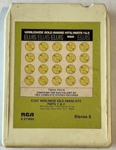 Elvis Worldwide Gold Award Hits Parts 1 &amp; 2 - RCA Records - 8 Track Tape 1974 - £4.67 GBP