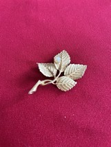 Vtg DFA Dubarry Fifth  Avenue Gold Tone 4 Leaf Faux Pearl Brooch Pin (J341) - $222.99 MXN