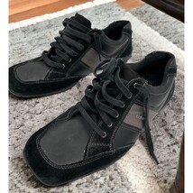 Calvin Klein Men&#39;s Barber Lace-Up shoes size 8M Black/Gray - $31.35 CAD