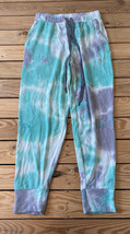 code mode NWOT women’s tie dye jogger sweatpants Size S Green grey D10 - £10.44 GBP