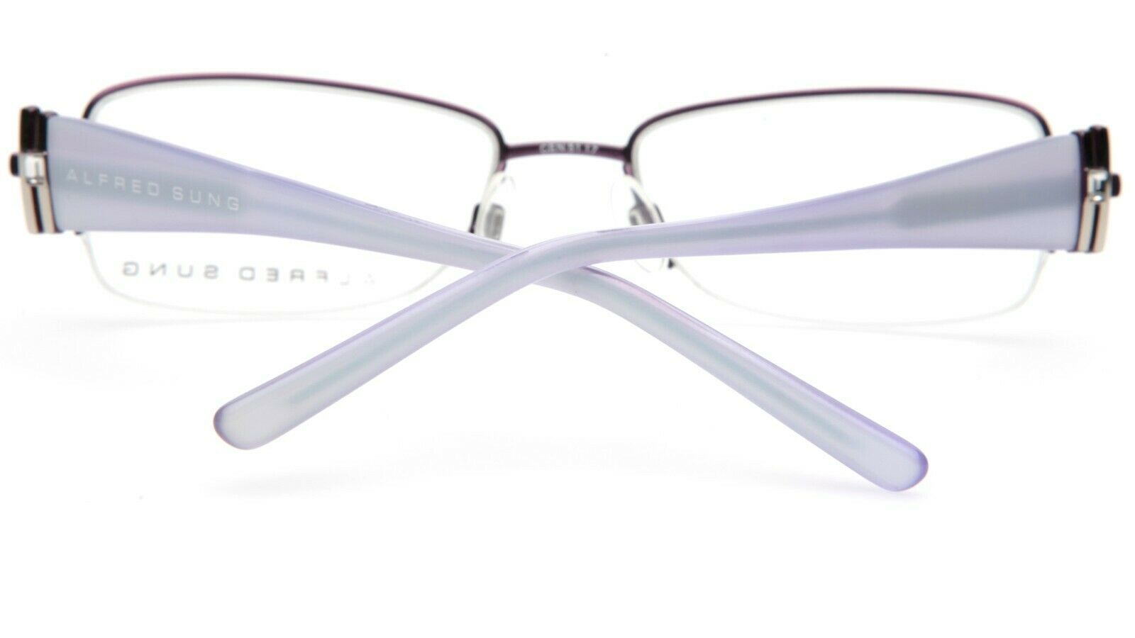 NEW ALFRED SUNG AS 4858 LAV CEN LAVENDER EYEGLASSES GLASSES AS4858 51-18-130mm Item image 4