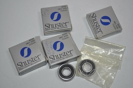 NEW LOT of 6 Nice Shuster Rubber Ball Bearings precision # 1604-2RS / USA SHIP - £15.17 GBP