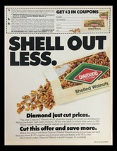 1983 Diamond of California Shelled Walnuts Circular Coupon Advertisement - $15.16