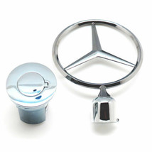 Mercedes Benz Star Emblem Removable Official Anti Robo w123 w124 w126 w201 - $145.00