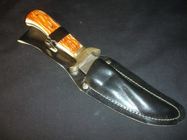Collectible Fixed Blade Hunting Knife And Sheath - £39.93 GBP