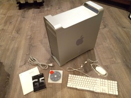Apple Power Mac G5 Dp Dual 2GHz 6GB Ram 150GB Hd W Keyboard/Mouse/DVD/Manual - $275.95