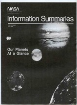 Our Planets at a Glance Booklet NASA Information Summaries 1986 - £21.80 GBP