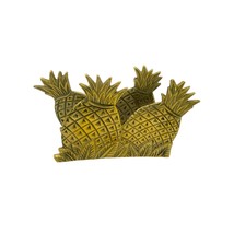 Vintage Andrea by Sadek Brass Pineapple Napkin or Letter Holder 5x4 - £19.34 GBP
