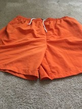 1pc Tommy Hilfiger Men&#39;s Orange Swim Trunks Shorts Size Large  - $34.92
