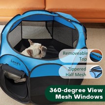 Love&#39;s cabin Pet Puppy Dog Playpen, Small Dog Tent Crates Cage Indoor/Ou... - $15.83