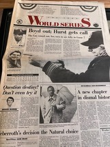 Red Sox New York Mets Boston Globe October 27 1986 World Series MLB - £13.70 GBP