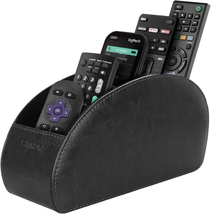 SITHON Remote Control Holder with 5 Compartments - PU Leather Remote Cad... - $21.04