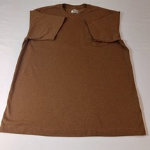 Carhartt Loose Fit K87-M Men’s Brown Cotton T-Shirt Pocket Short Sleeve Size M image 9