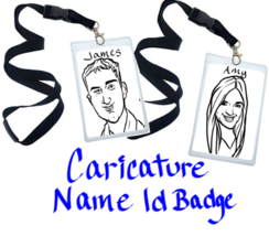 Custom Trade Show Marketing promo caricatures from photos Personalized n... - $1,128.47 MXN