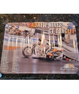 2004 Andrew Hines SIGNED Screamin&#39; Eagle Harley-Davidson NHRA Poster 20”... - £39.66 GBP