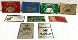 Power &amp; Antique Engine Show EXHIBITOR PLAQUE Lot Exibits Tractor Machinery Brass - £22.30 GBP